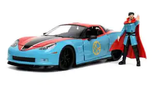 Dr. Strange Diecast Modell 1/24 Dr. Strange &amp; Chevy Corvette Produktfoto