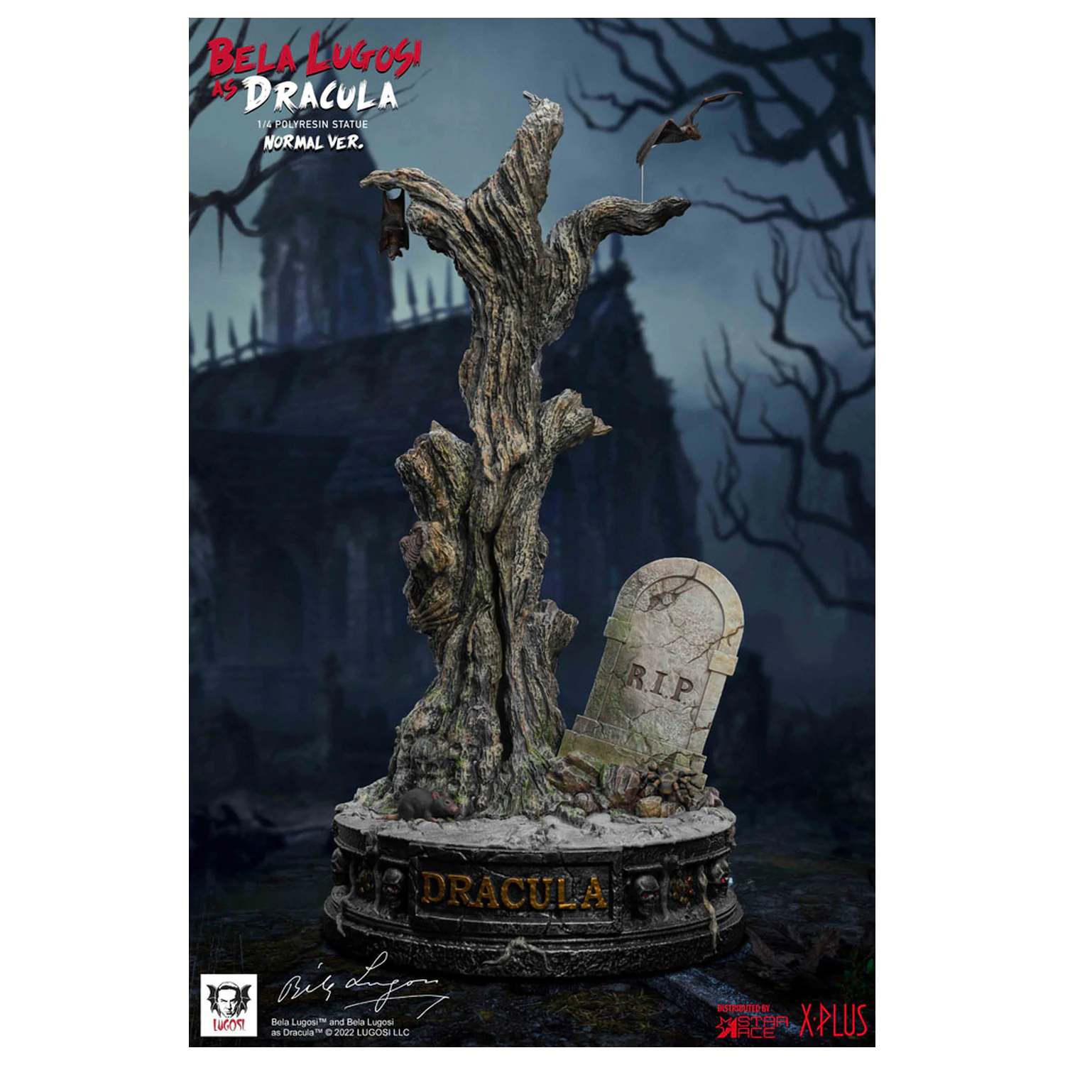 Dracula (1931) Herausragender Maßstab Statue 1/4 Bela Lugosi als Dracula 60 Zentimeter Produktfoto