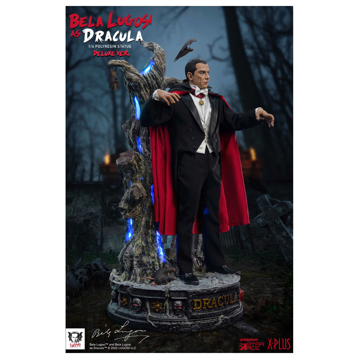 Dracula (1931) Superb Scale Statue 1/4 Bela Lugosi als Dracula Deluxe Version 60 Zentimeter Produktfoto