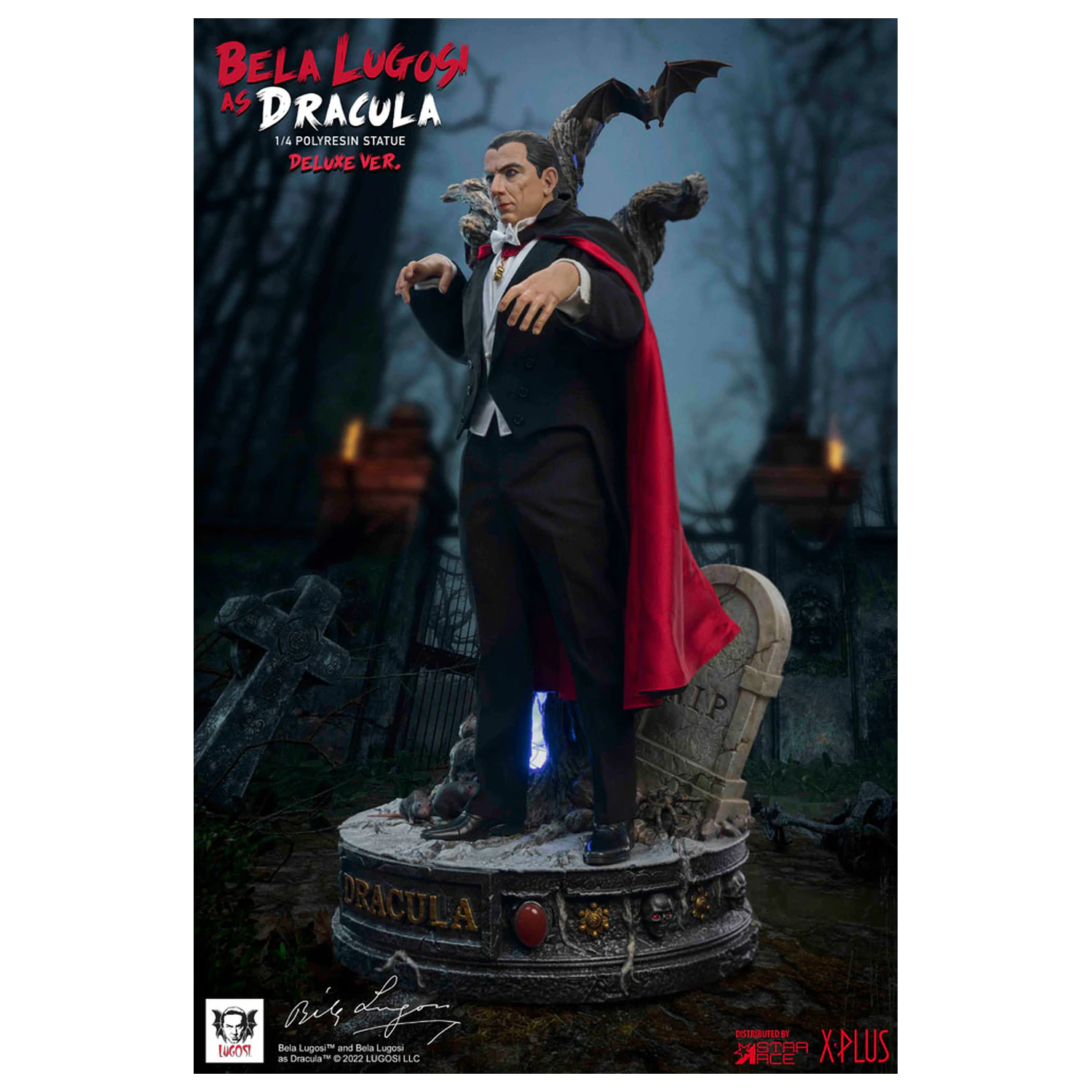 Dracula (1931) Superb Scale Statue 1/4 Bela Lugosi als Dracula Deluxe Version 60 Zentimeter Produktfoto