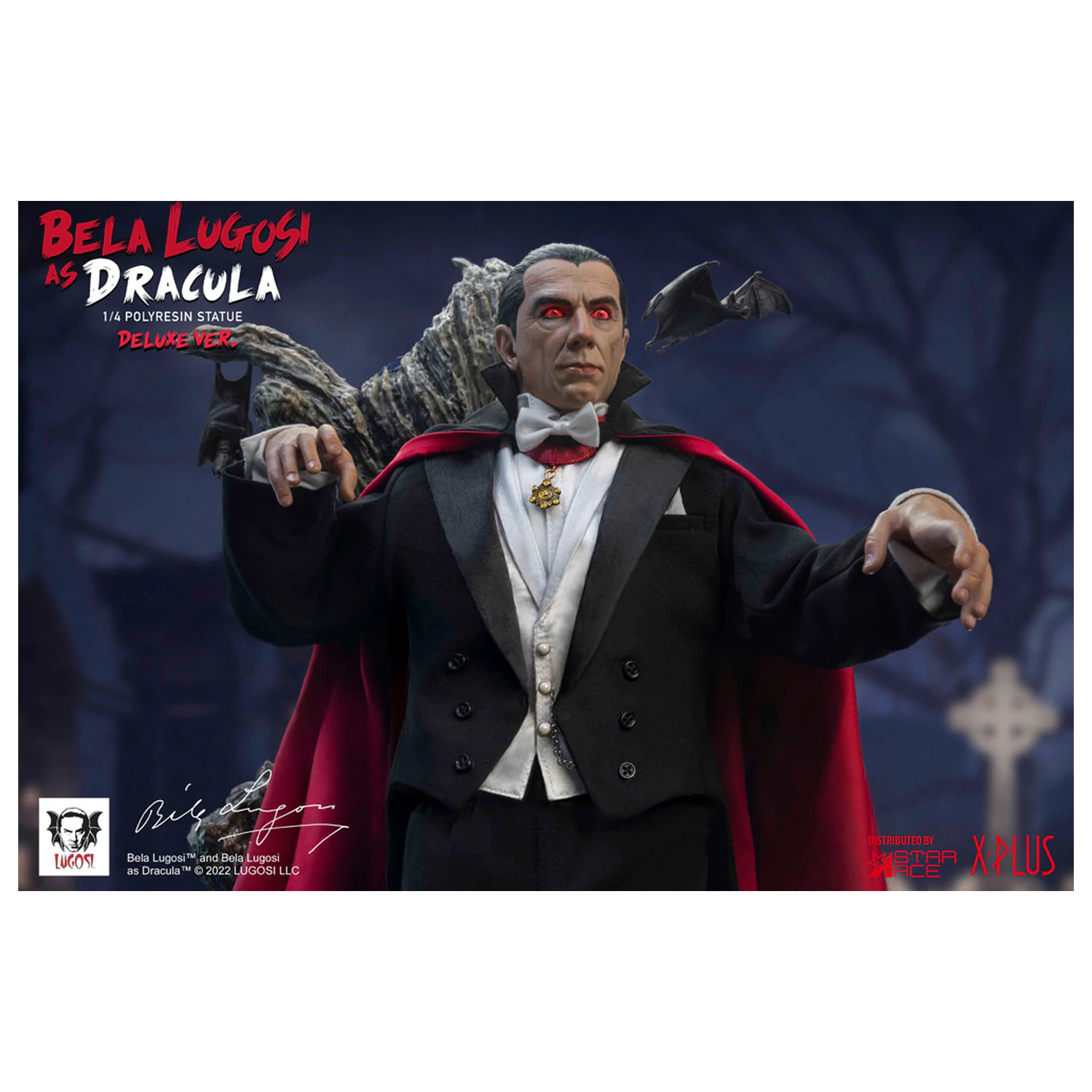 Dracula (1931) Superb Scale Statue 1/4 Bela Lugosi als Dracula Deluxe Version 60 Zentimeter Produktfoto