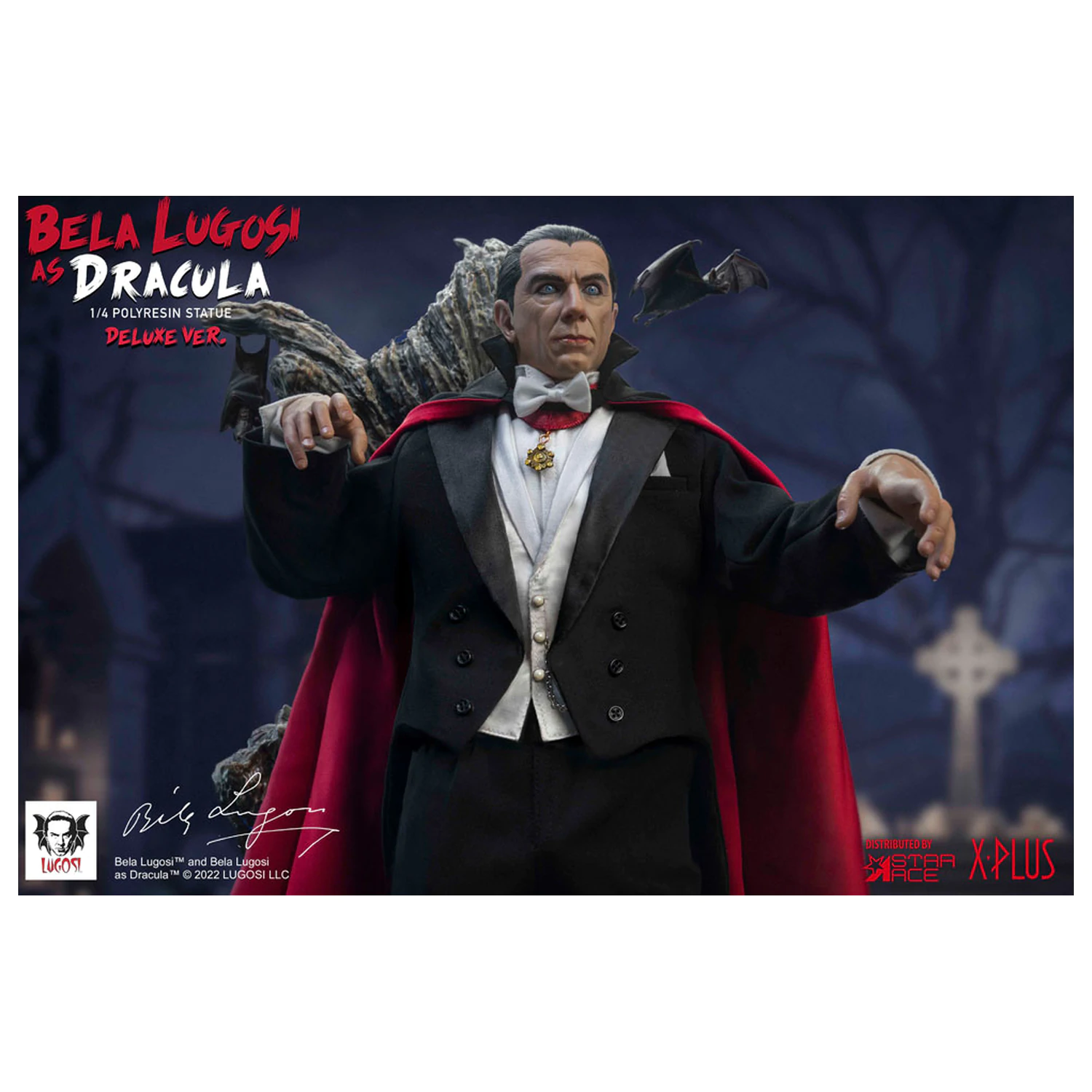 Dracula (1931) Superb Scale Statue 1/4 Bela Lugosi als Dracula Deluxe Version 60 Zentimeter Produktfoto