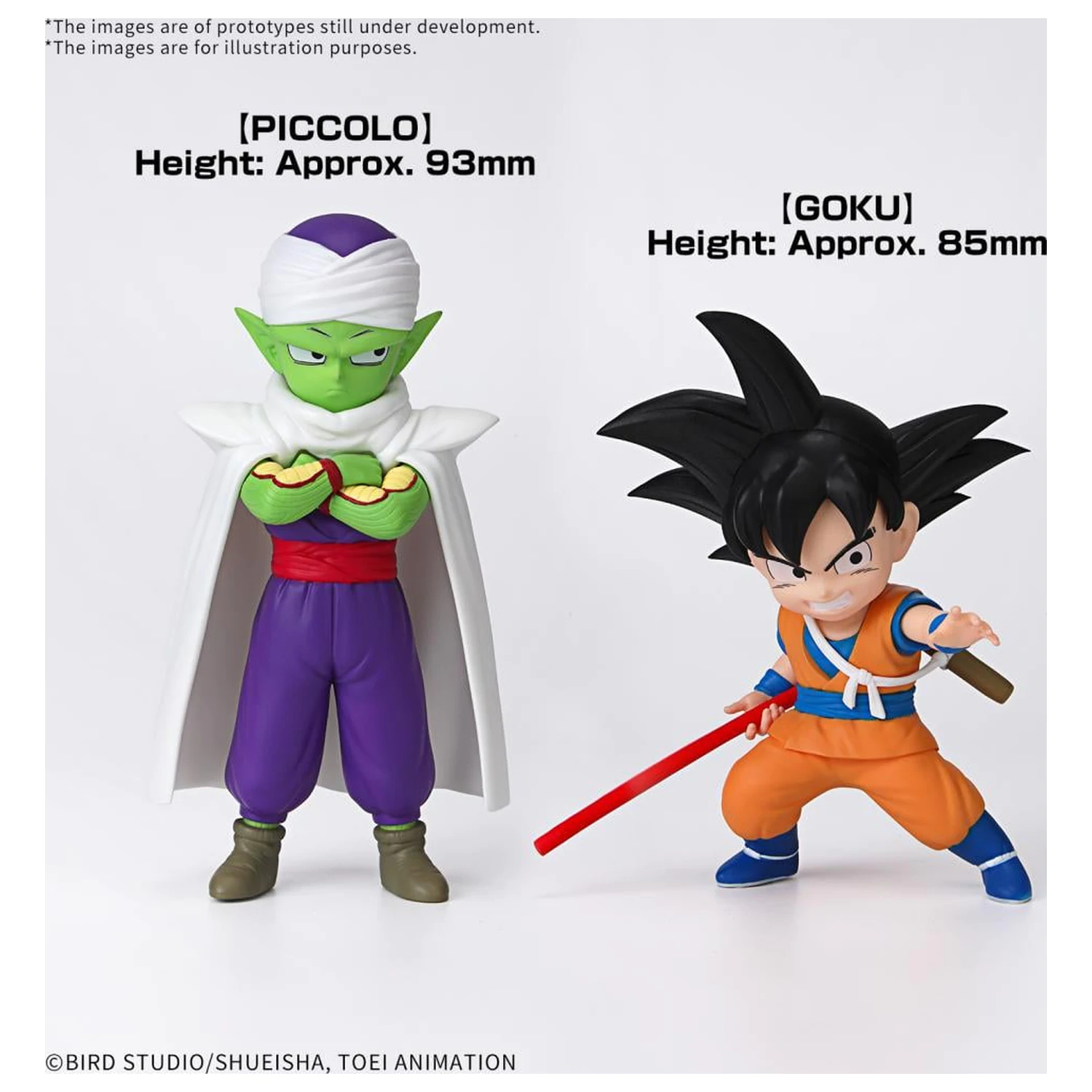 Dragon Ball Daima Son Goku (Mini) & Piccolo (Mini) Modellbausatz Produktfoto