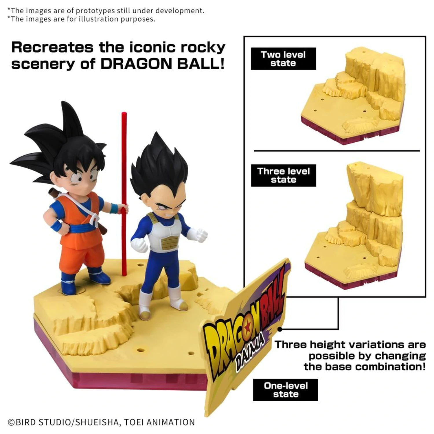 Dragon Ball Daima Son Goku (Mini) & Vegeta (Mini) Modellbausatz Produktfoto
