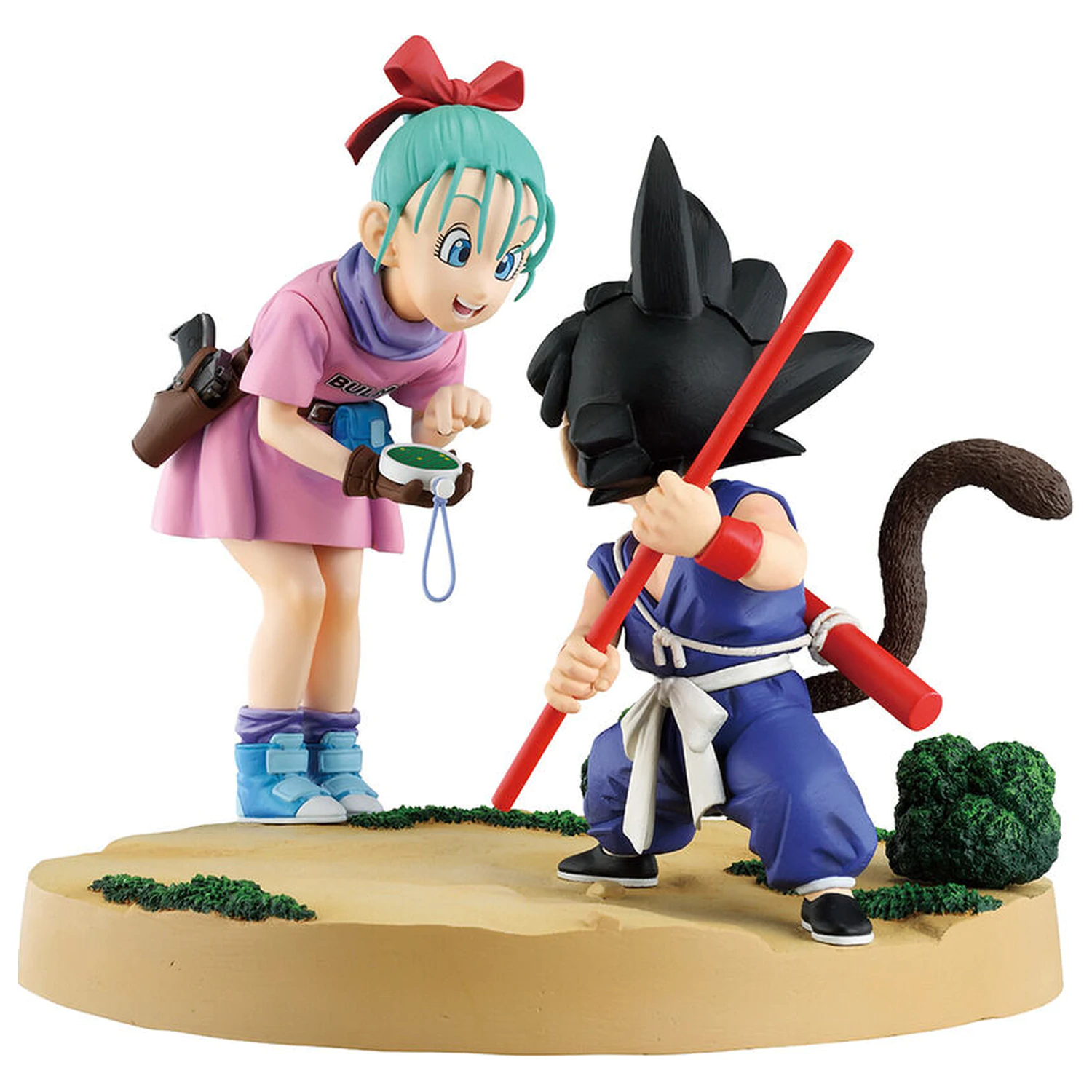 Dragon Ball Fantastic Adventure 3 Goku Bulma Ichibansho Figur 17 cm Produktfoto
