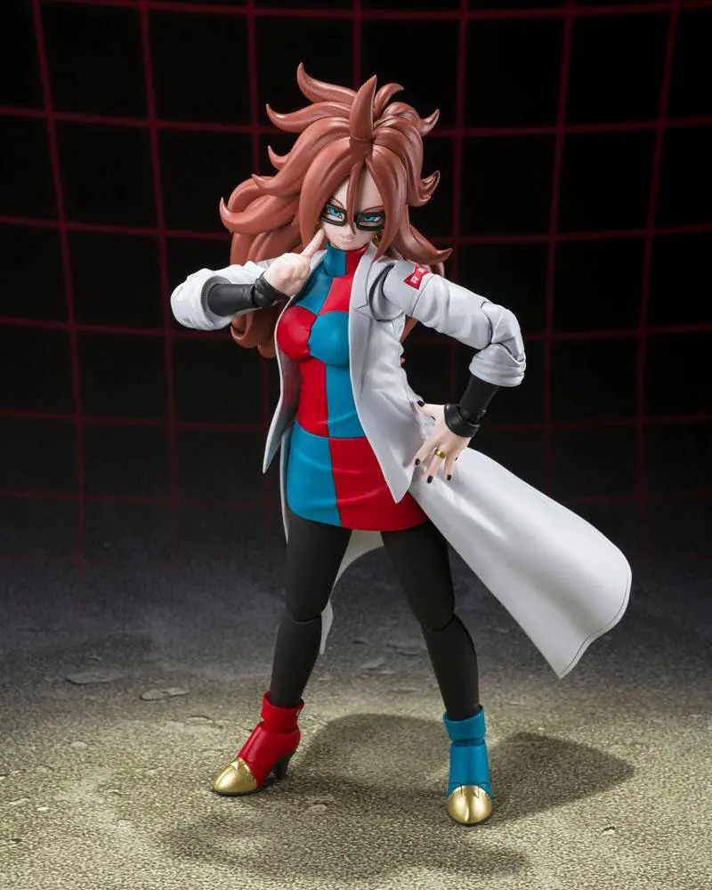 Dragon Ball FighterZ S.H. Figuarts Actionfigur Android 21 (Lab Coat) 15 cm Produktfoto