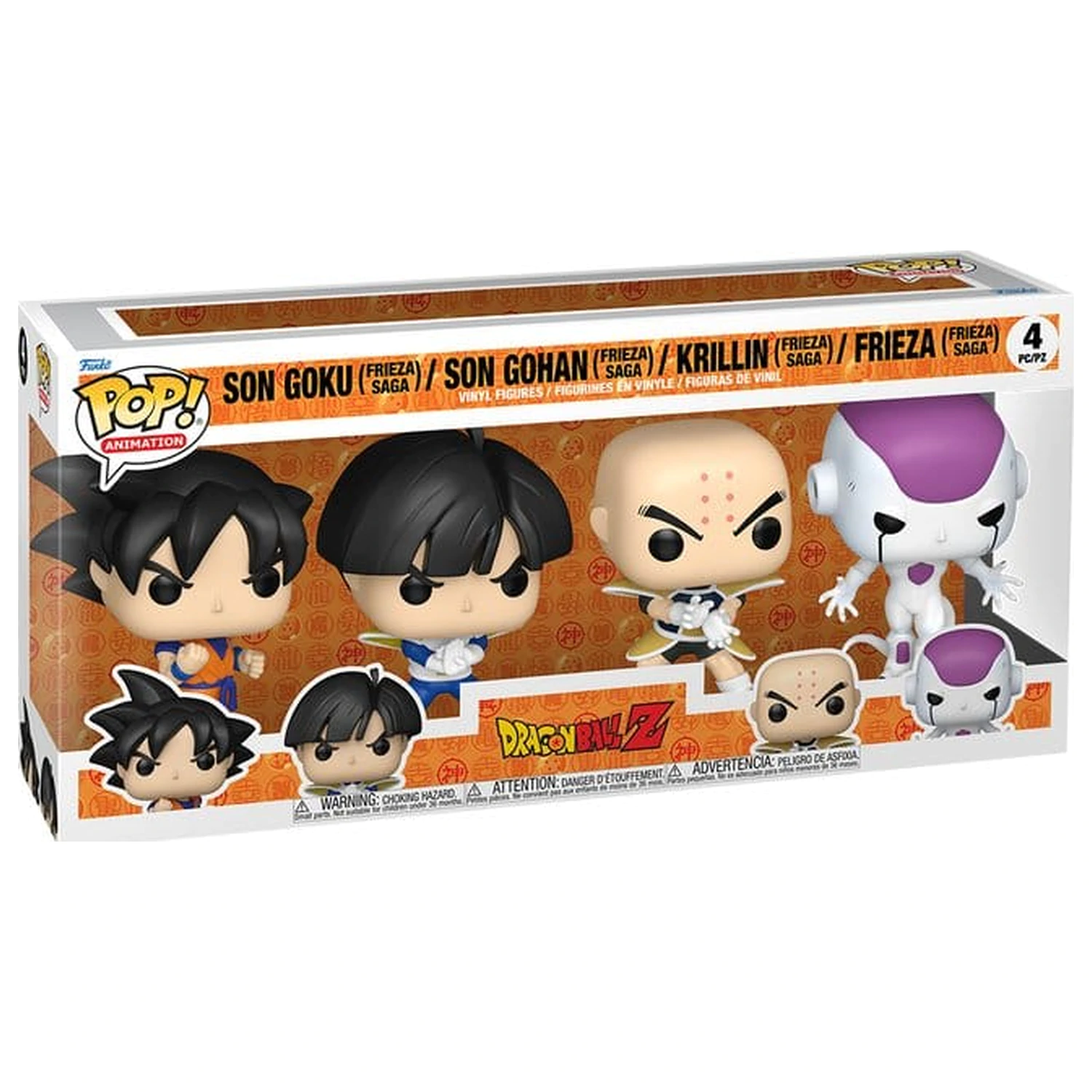 Dragon Ball Funko POP! Vinyl Figur 4er-Pack Refresh Bundle 9 cm Produktfoto