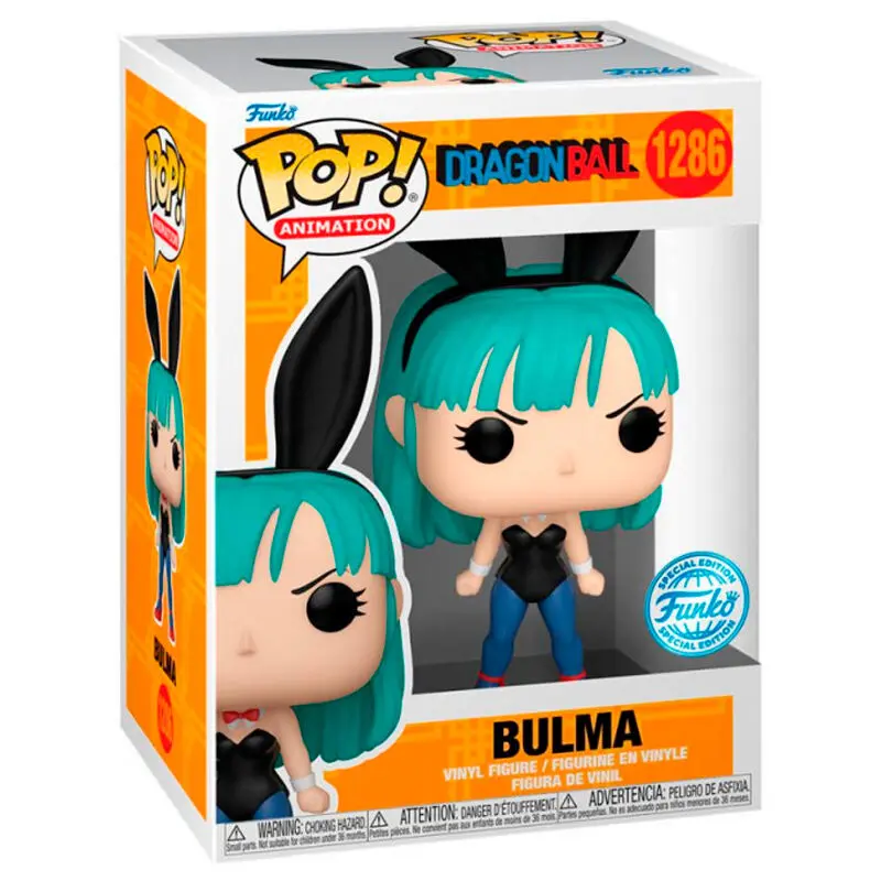 Dragon Ball POP! Animation Vinyl Figur Bulma(Bunny) 9 cm Produktfoto