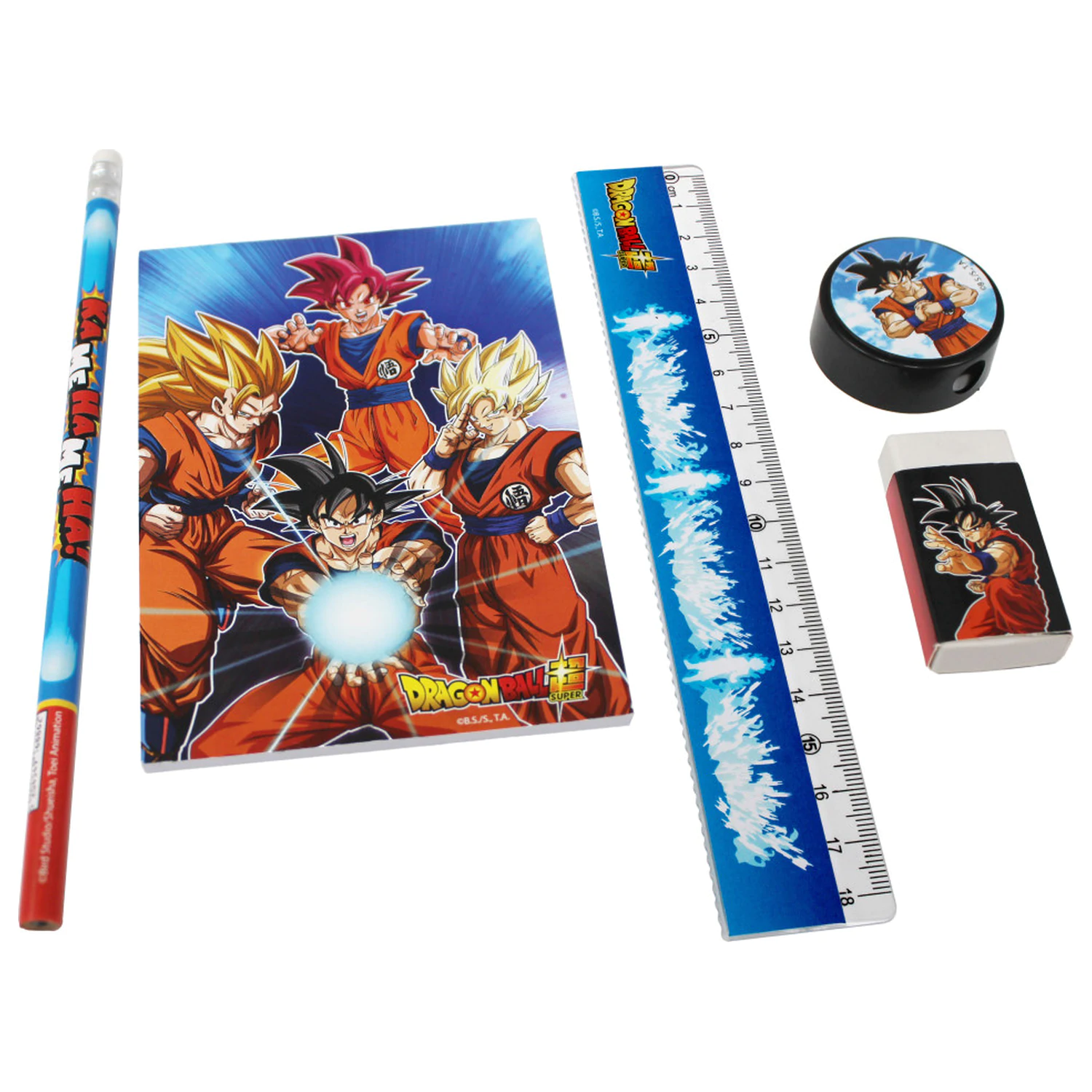 Dragon Ball Kamehame Schreibwaren-Set 5 Teile Produktfoto
