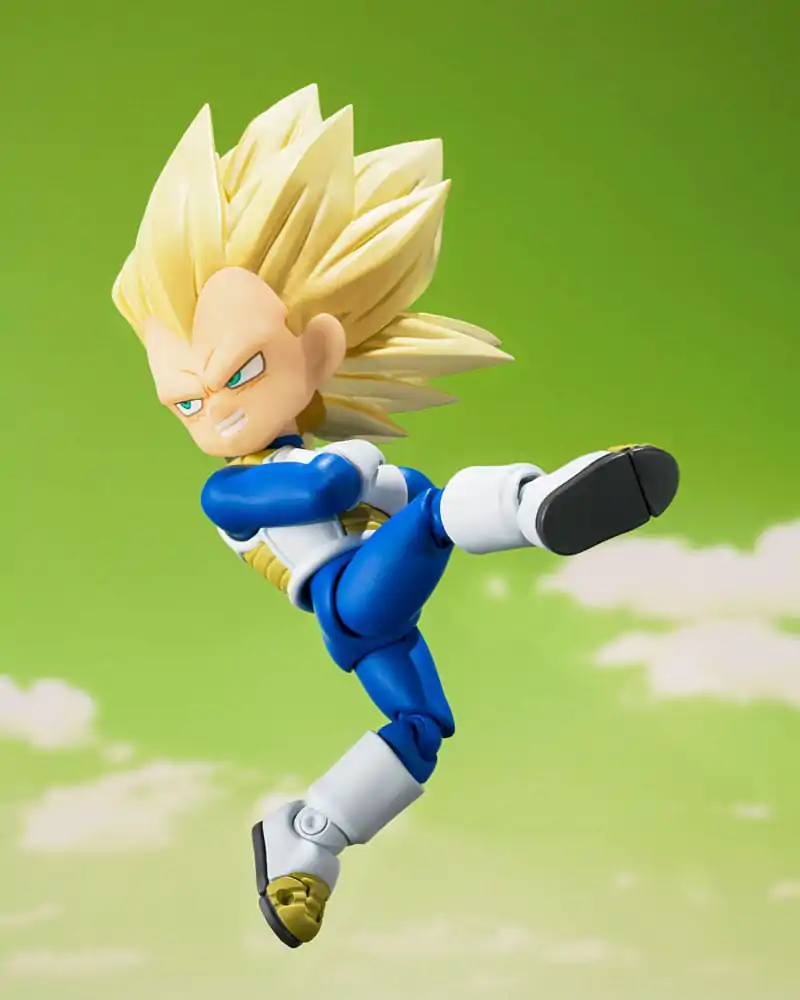 Dragon Ball S.H.Figuarts Actionfigur Super Saiyan Level 3 Vegeta (mini) Daima 8 cm Produktfoto