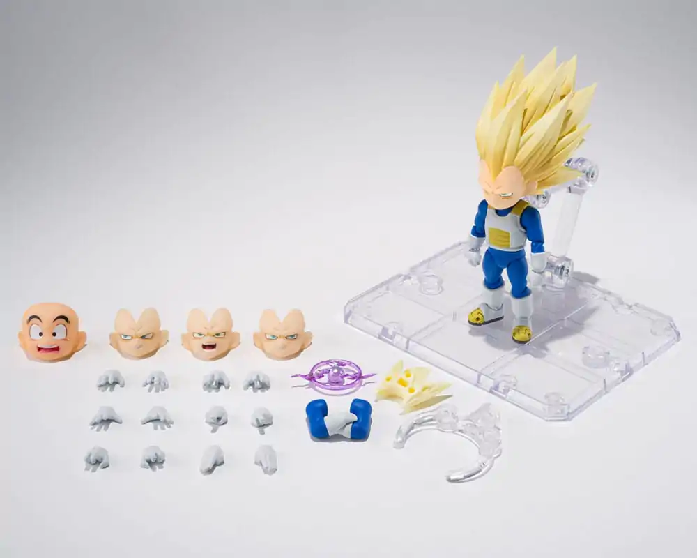 Dragon Ball S.H.Figuarts Actionfigur Super Saiyan Level 3 Vegeta (mini) Daima 8 cm Produktfoto