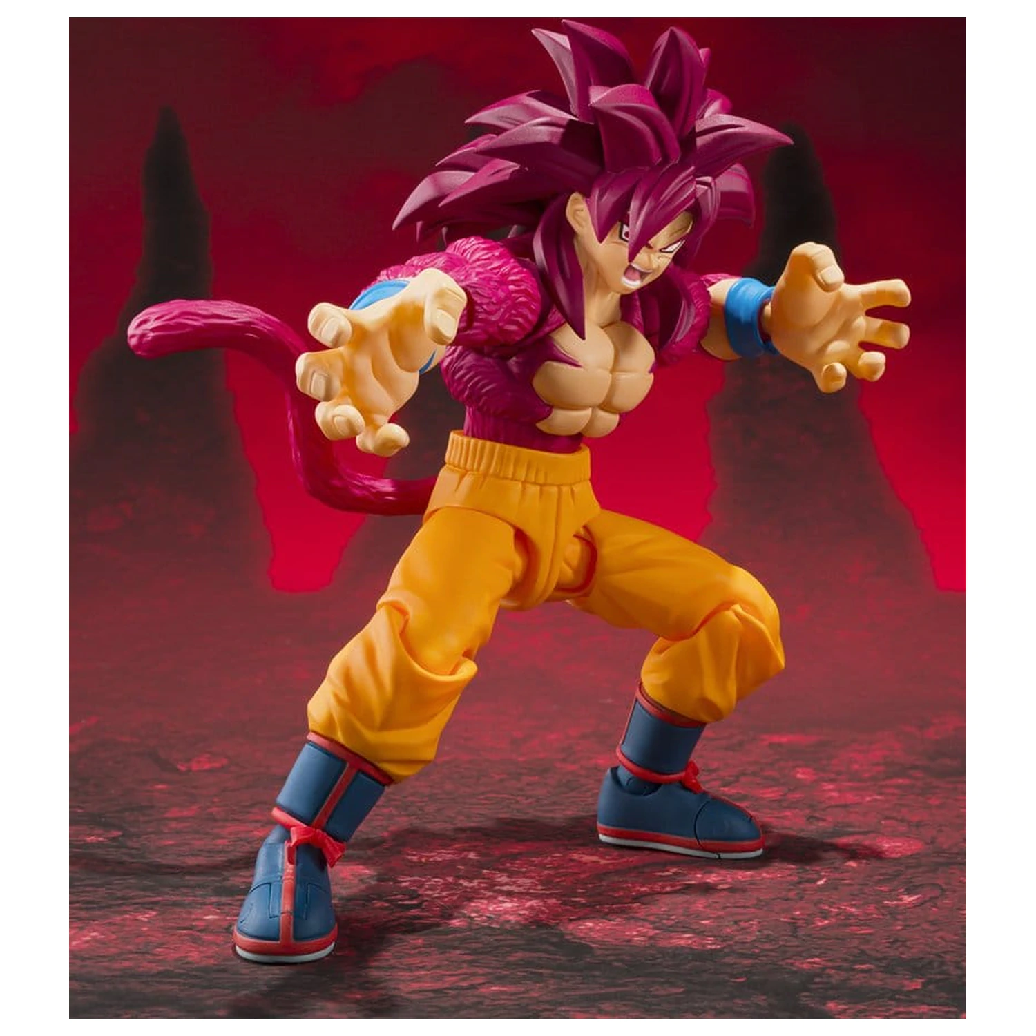 Dragon Ball S.H. Figuarts Action-Figur Super Saiyan 4 Son Goku -Daima- 15 cm Produktfoto