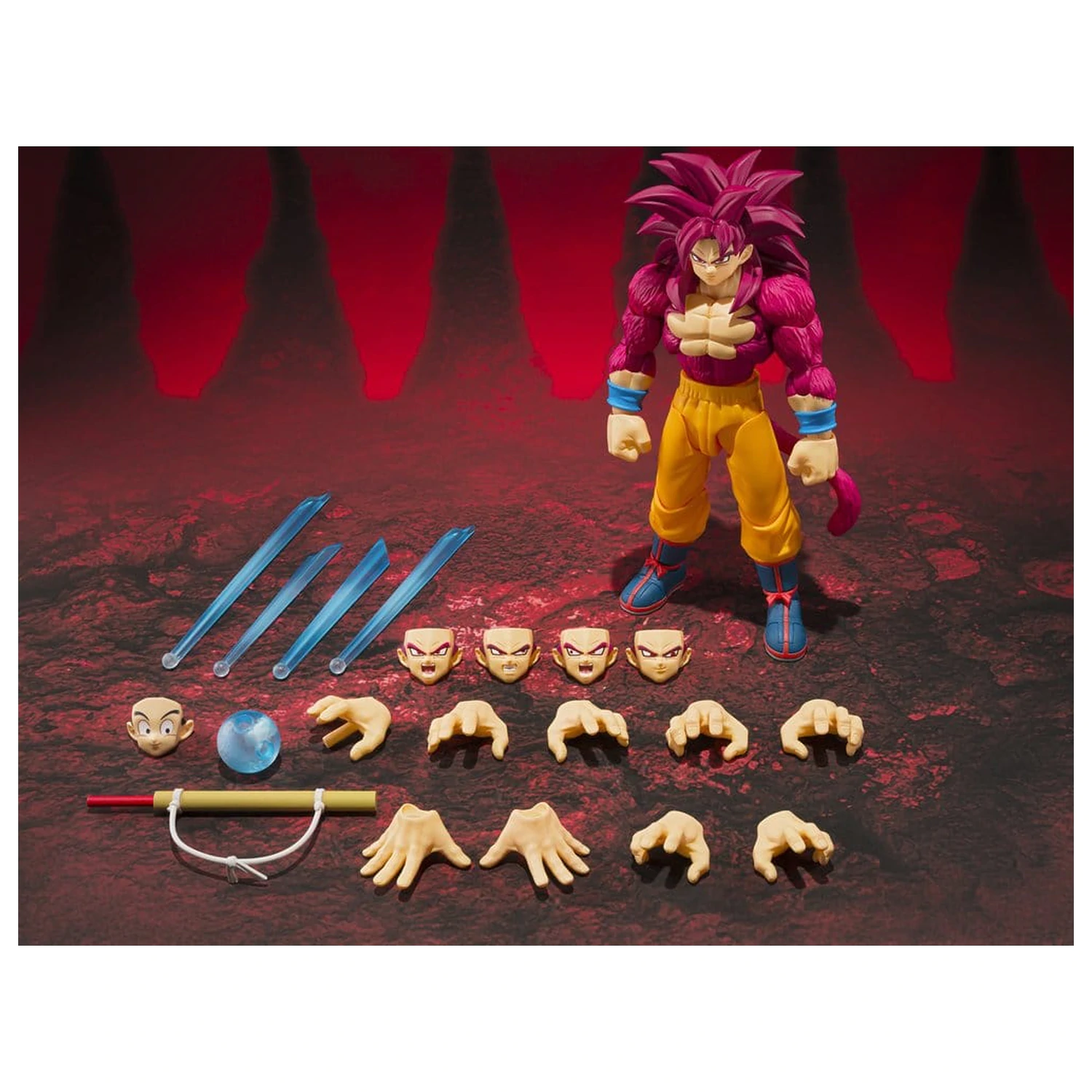 Dragon Ball S.H. Figuarts Action-Figur Super Saiyan 4 Son Goku -Daima- 15 cm Produktfoto