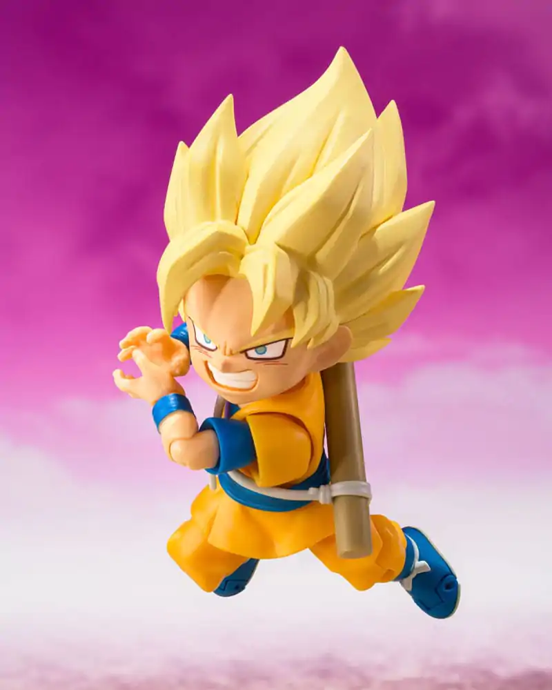 Dragon Ball S.H.Figuarts Actionfigur Super Saiyan Son Goku (mini) Daima 8 cm Produktfoto