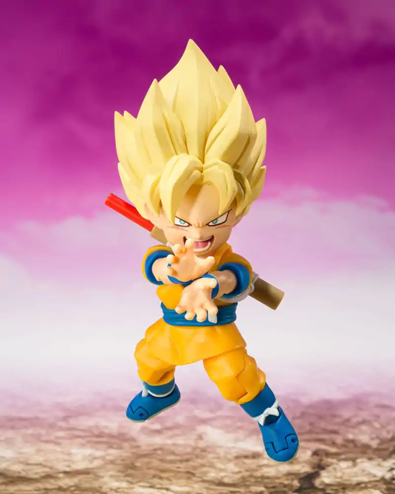 Dragon Ball S.H.Figuarts Actionfigur Super Saiyan Son Goku (mini) Daima 8 cm Produktfoto