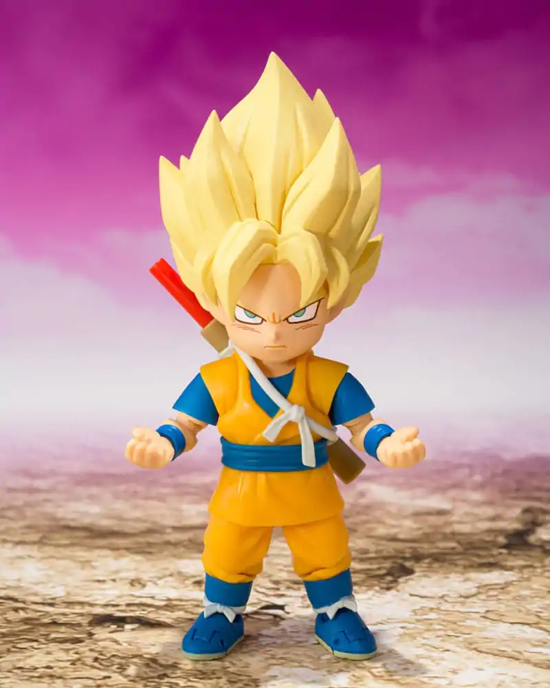 Dragon Ball S.H.Figuarts Actionfigur Super Saiyan Son Goku (mini) Daima 8 cm Produktfoto