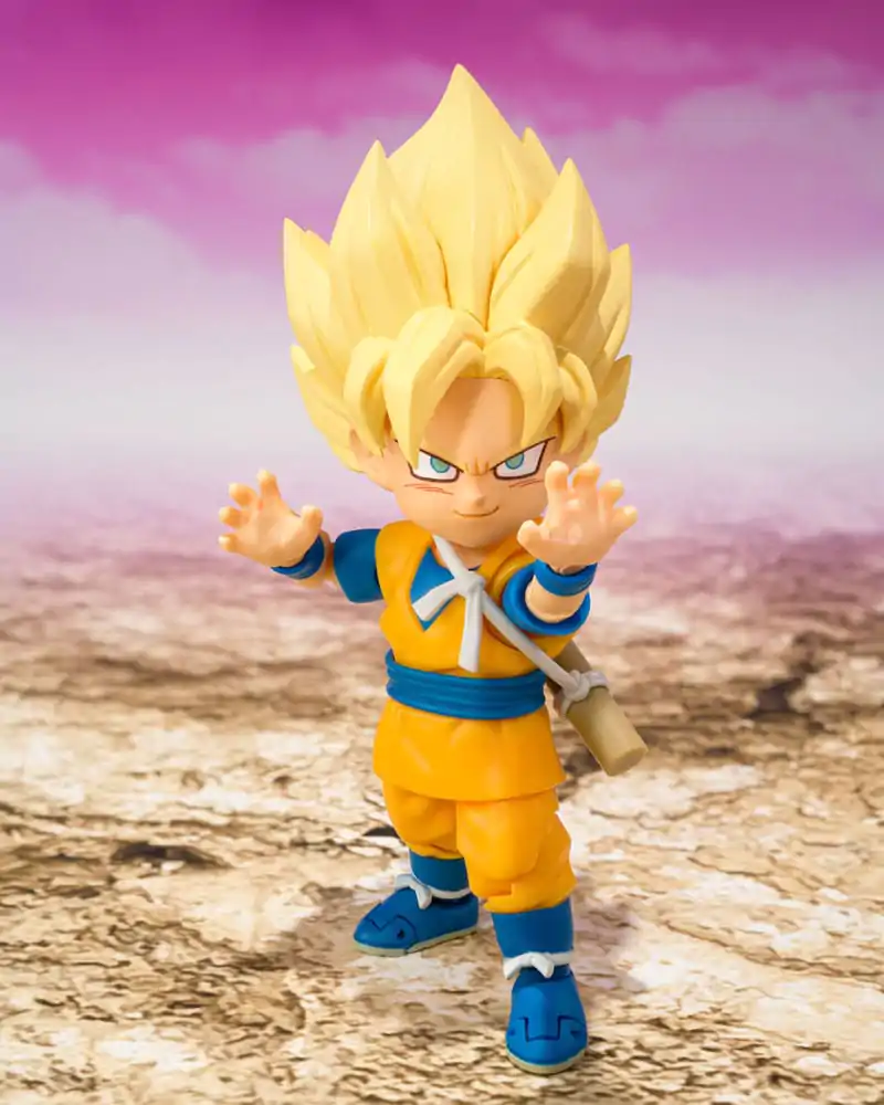 Dragon Ball S.H.Figuarts Actionfigur Super Saiyan Son Goku (mini) Daima 8 cm Produktfoto