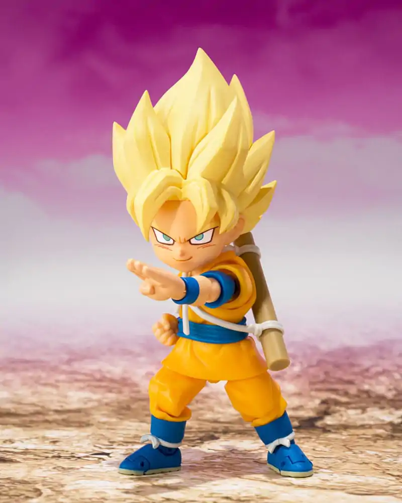 Dragon Ball S.H.Figuarts Actionfigur Super Saiyan Son Goku (mini) Daima 8 cm Produktfoto