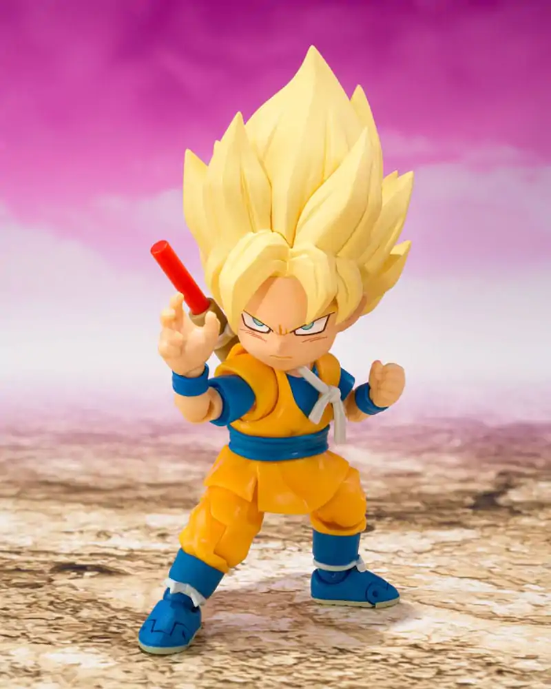 Dragon Ball S.H.Figuarts Actionfigur Super Saiyan Son Goku (mini) Daima 8 cm Produktfoto