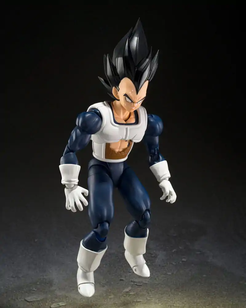 Dragon Ball S.H. Figuarts Actionfigur Vegeta Old Battle Clothes 14 cm Produktfoto