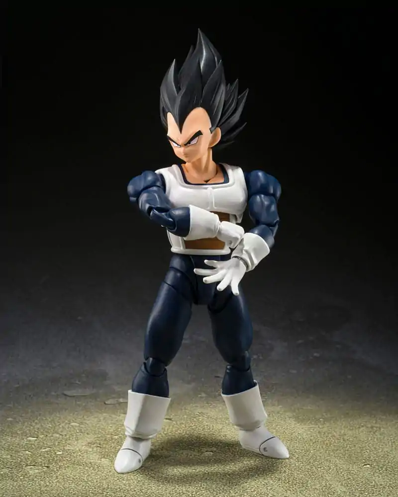 Dragon Ball S.H. Figuarts Actionfigur Vegeta Old Battle Clothes 14 cm Produktfoto