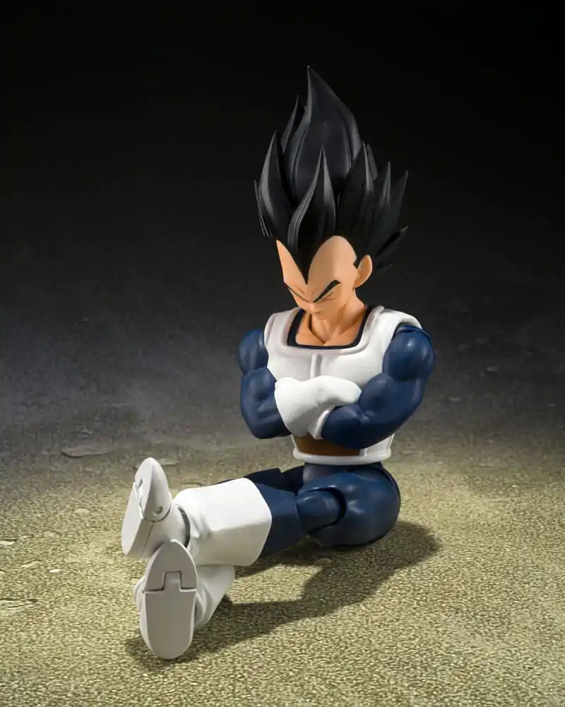 Dragon Ball S.H. Figuarts Actionfigur Vegeta Old Battle Clothes 14 cm Produktfoto