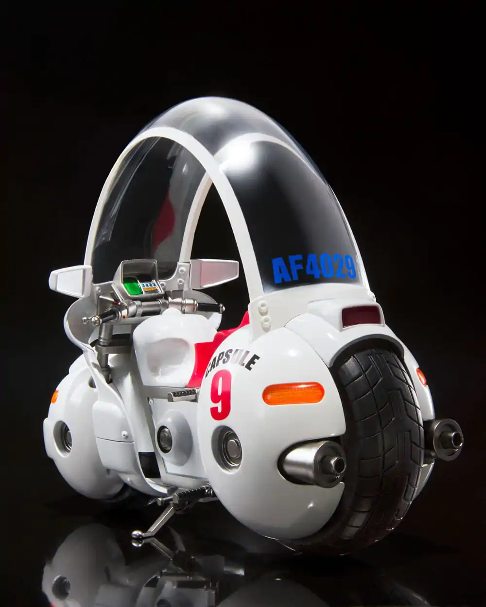 Dragon Ball S.H. Figuarts Fahrzeug mit Figur Bulma's Motorcycle Hoipoi Capsule No. 9 17 cm Produktfoto
