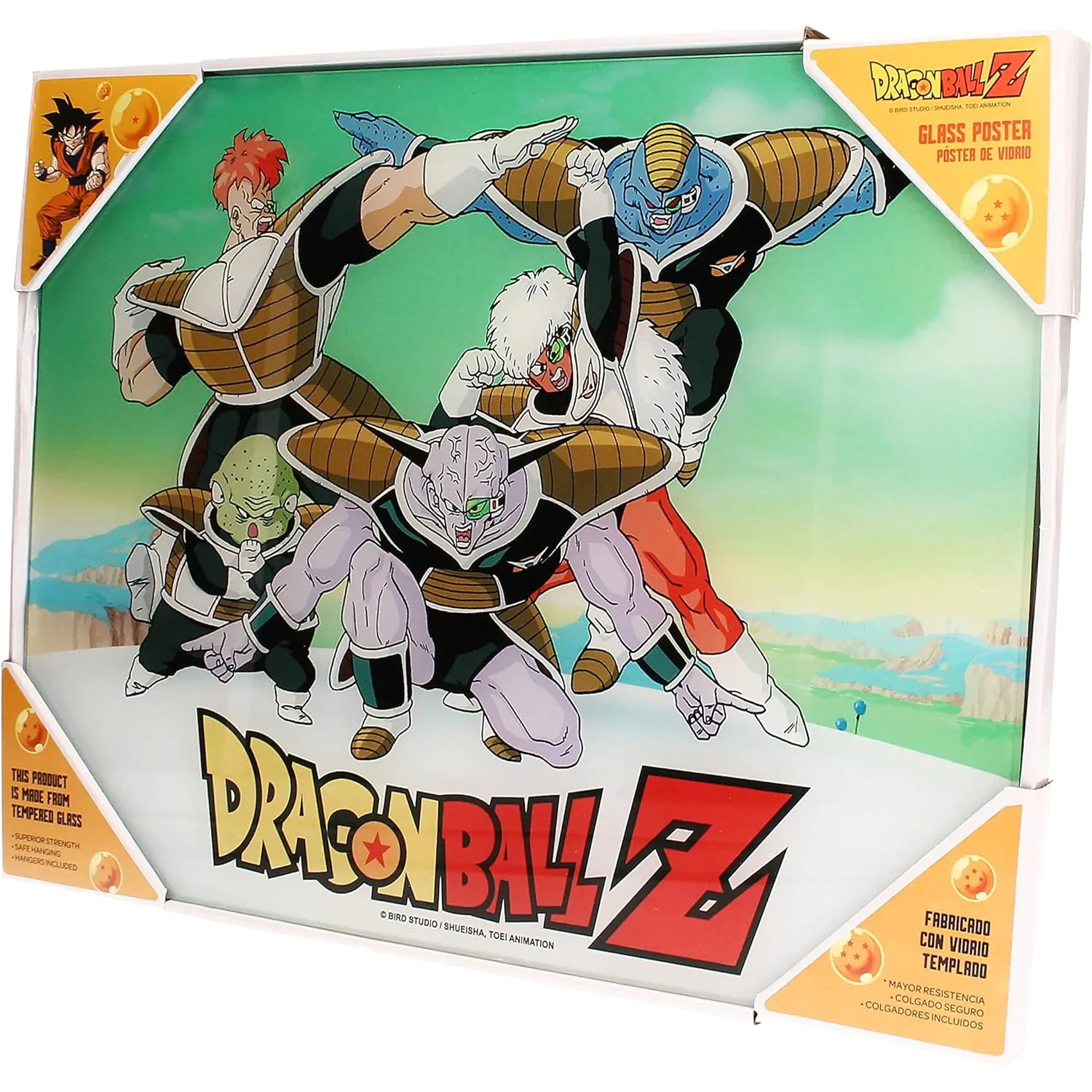 Dragon Ball Special Forces Glasplakat Produktfoto