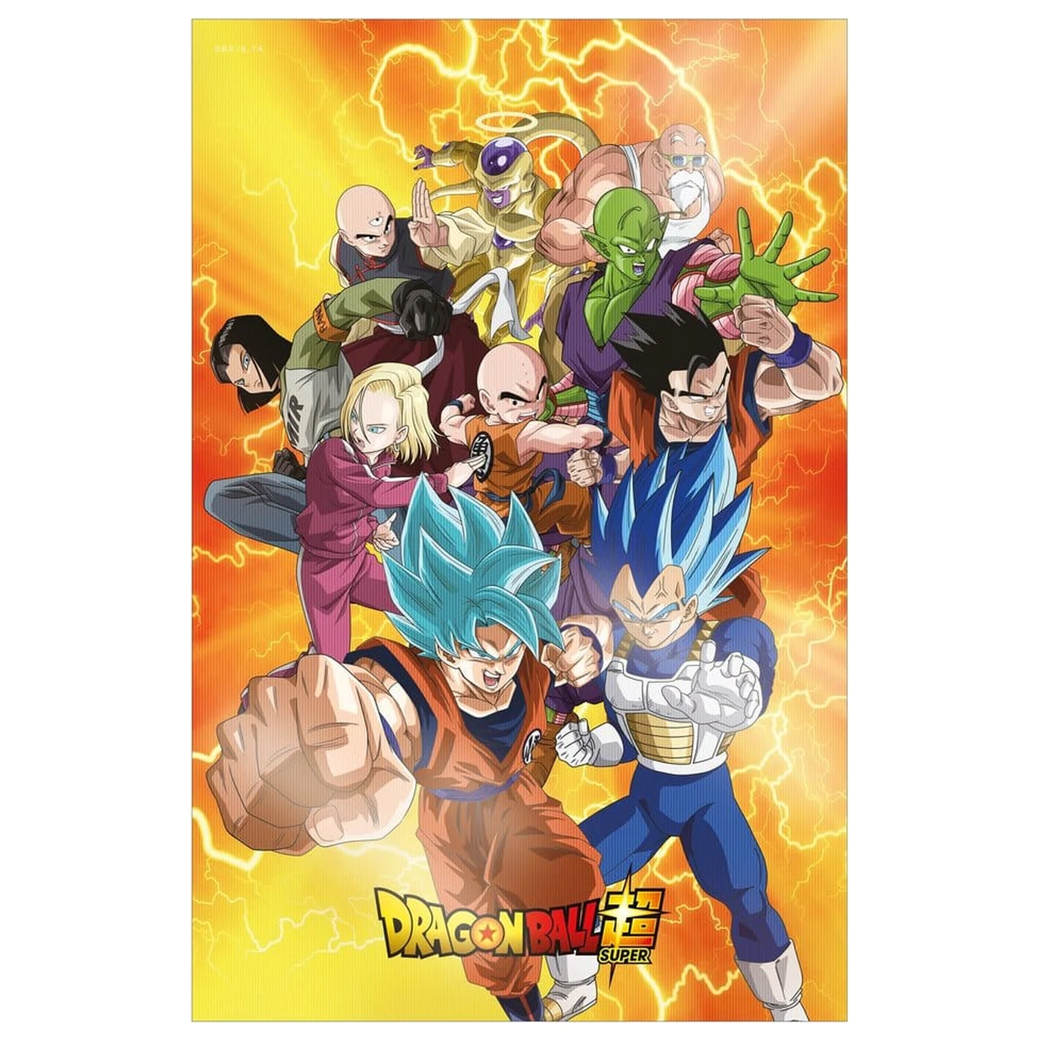 Dragon Ball Super 3D Poster Survival Heroes 38 x 58 cm Produktfoto