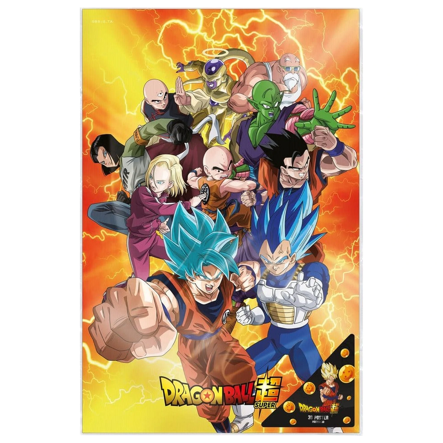 Dragon Ball Super 3D Poster Survival Heroes 38 x 58 cm Produktfoto