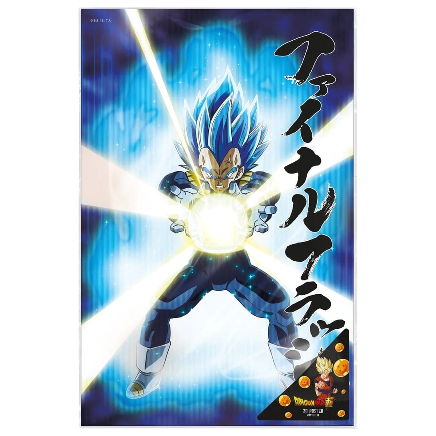 Dragon Ball Super 3D Poster Survival Vegeta 38 x 58 cm Produktfoto