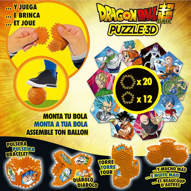 Dragon Ball Super Ball Puzzle 3D 32St Produktfoto