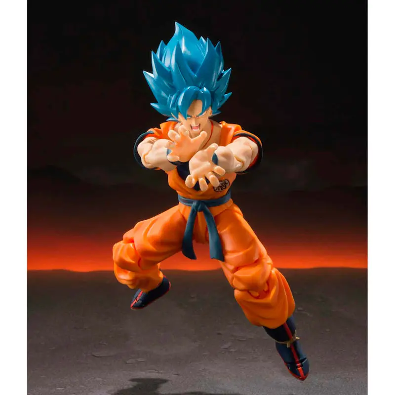 Dragon Ball Super Broly S.H. Figuarts Actionfigur Super Saiyajin God Super Saiyajin Goku Super 14 cm termékfotó