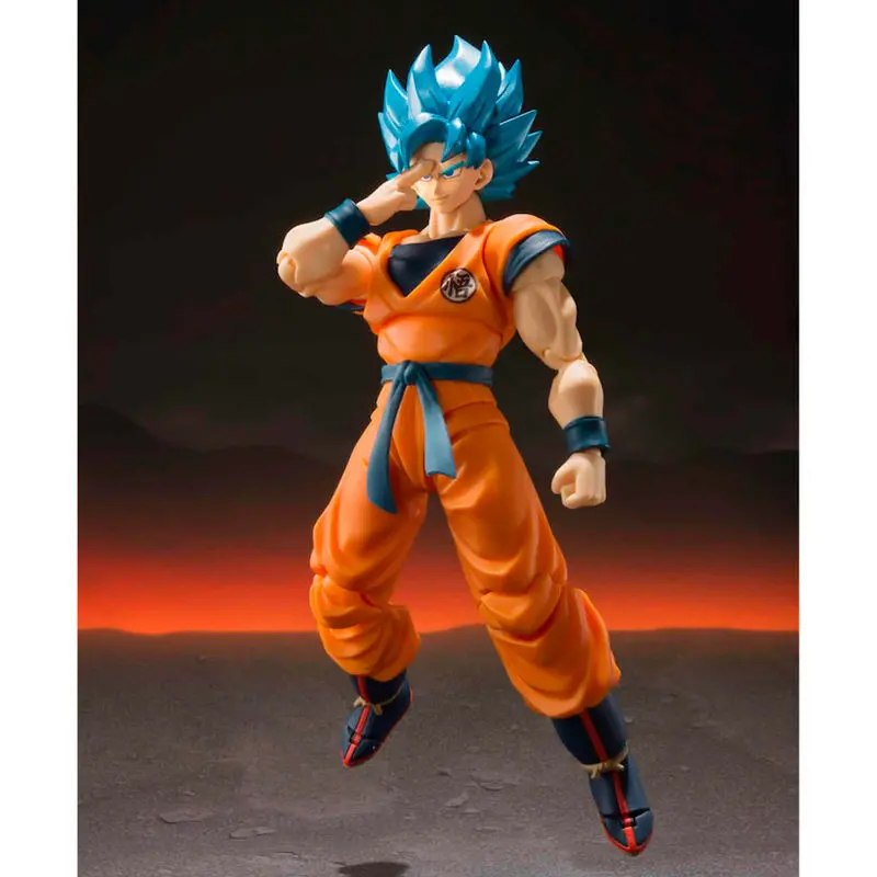 Dragon Ball Super Broly S.H. Figuarts Actionfigur Super Saiyajin God Super Saiyajin Goku Super 14 cm termékfotó