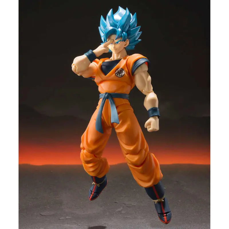 Dragon Ball Super Broly S.H. Figuarts Actionfigur Super Saiyajin God Super Saiyajin Goku Super 14 cm termékfotó