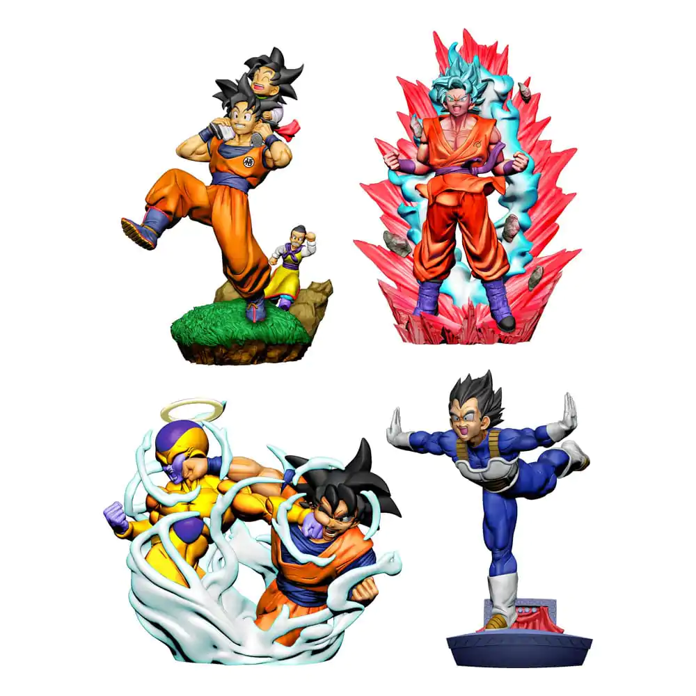 Dragon Ball Super Dracap Trading Figur 4er-Pack Re: Birth Limit Breaking Ver. 8 cm Produktfoto