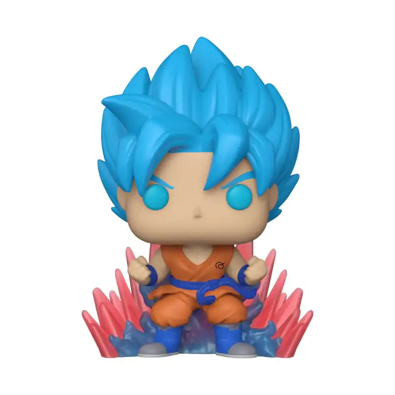 Dragon Ball Super Funko POP! Animation Vinyl Figur SSGSS Goku (Kaio-Ken Times Twenty)(GW) 9 cm Produktfoto