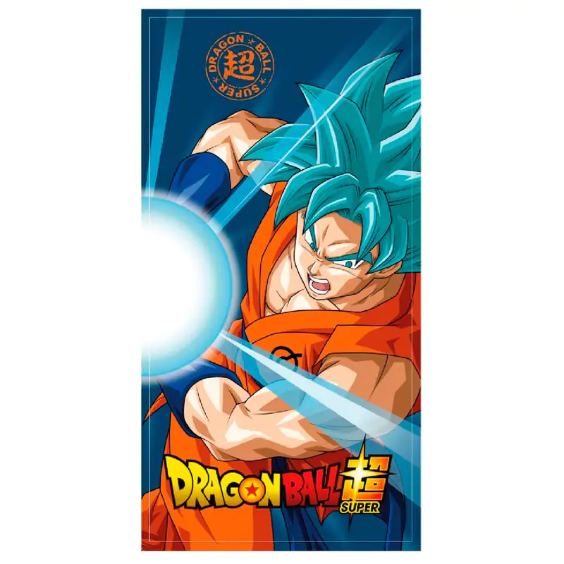 Dragon Ball Super Goku Super Saiyan Blue Microfaser Strandtuch termékfotó