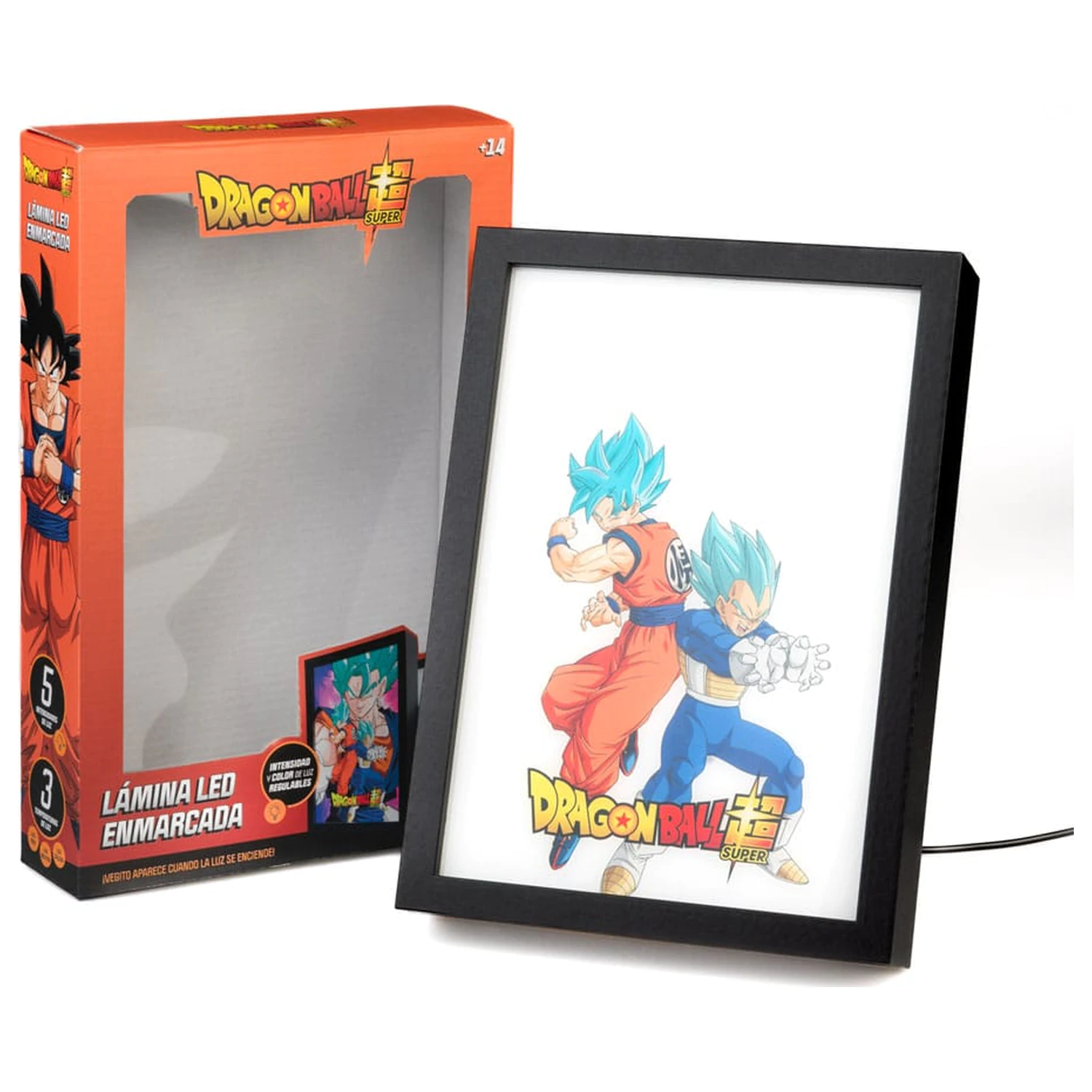 Dragon Ball Super gerahmter LED-Druck Produktfoto