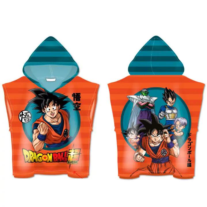 Dragon Ball Super Microfaser Poncho Handtuch termékfotó