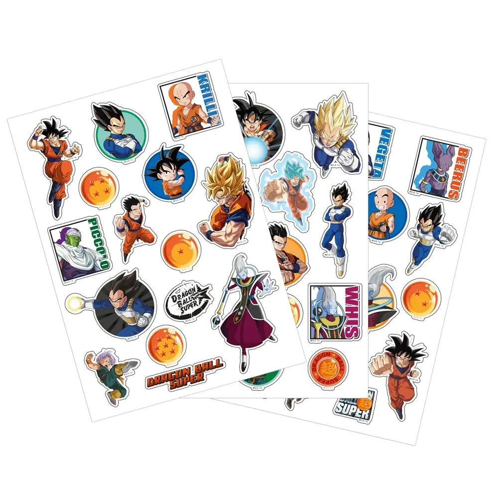 Dragon Ball Super Removable Aufkleberset Produktfoto