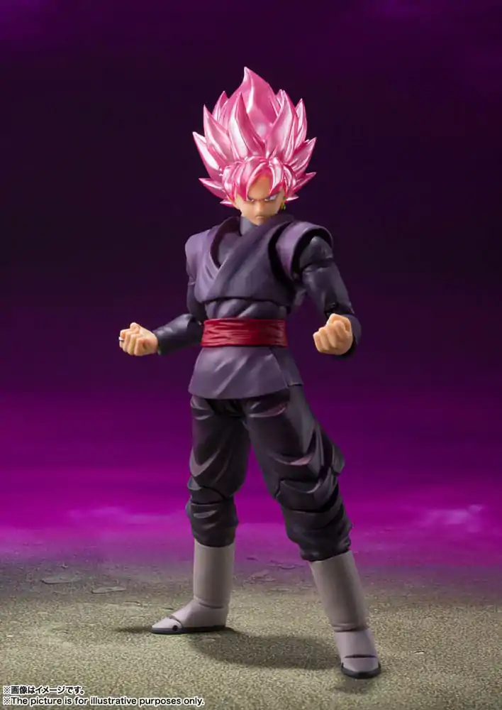 Dragon Ball Super S.H. Figuarts Action-Figur Goku Black - Super Saiyan Rose Reissue 14 cm Produktfoto