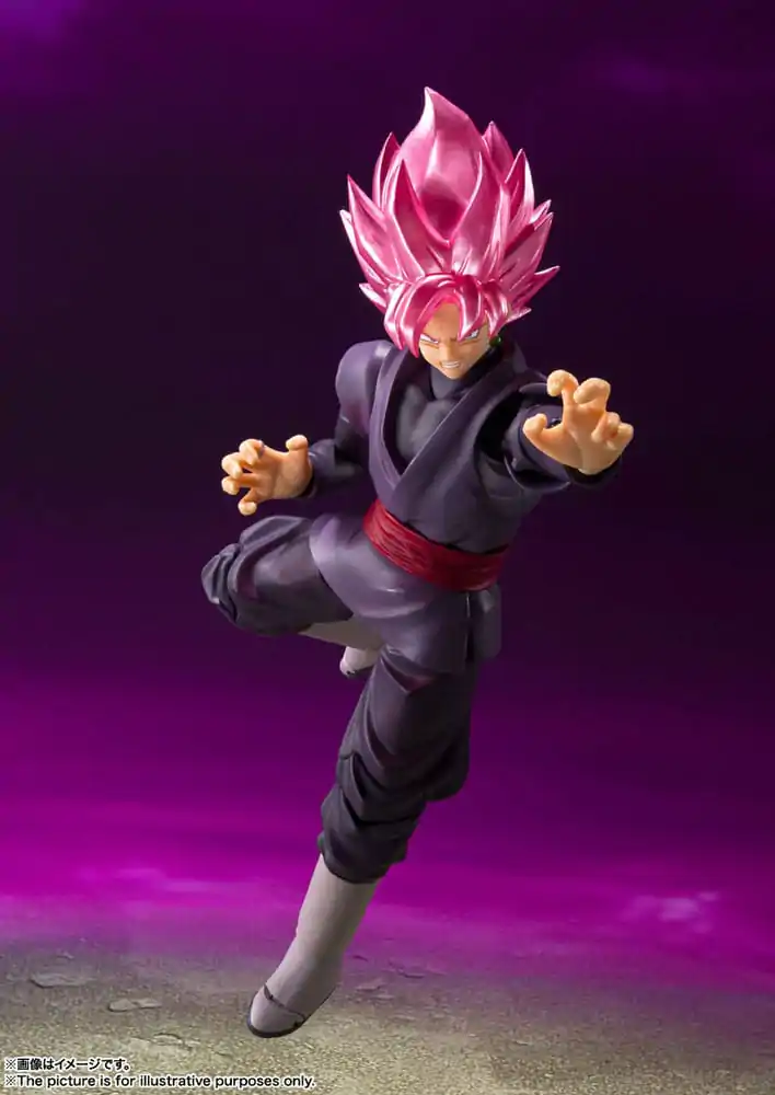 Dragon Ball Super S.H. Figuarts Action-Figur Goku Black - Super Saiyan Rose Reissue 14 cm Produktfoto