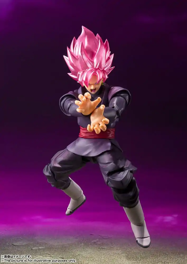 Dragon Ball Super S.H. Figuarts Action-Figur Goku Black - Super Saiyan Rose Reissue 14 cm Produktfoto