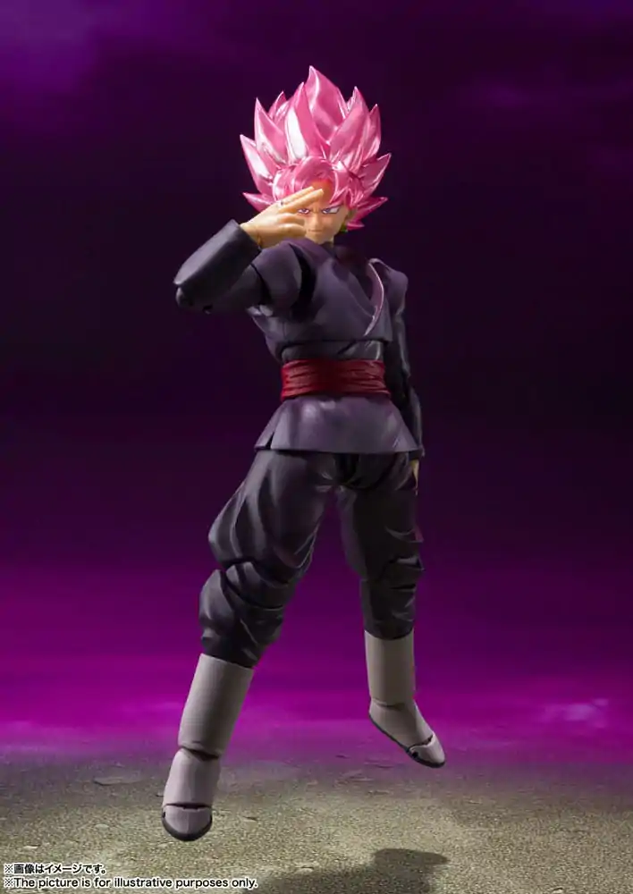 Dragon Ball Super S.H. Figuarts Action-Figur Goku Black - Super Saiyan Rose Reissue 14 cm Produktfoto
