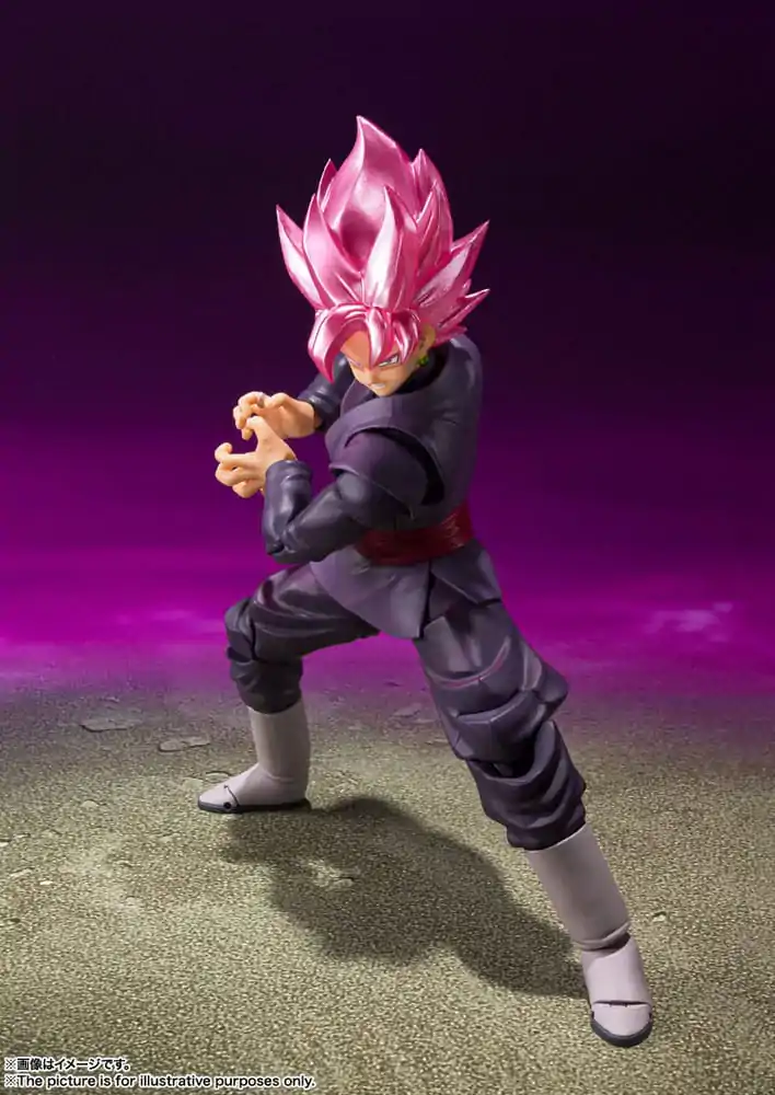 Dragon Ball Super S.H. Figuarts Action-Figur Goku Black - Super Saiyan Rose Reissue 14 cm Produktfoto