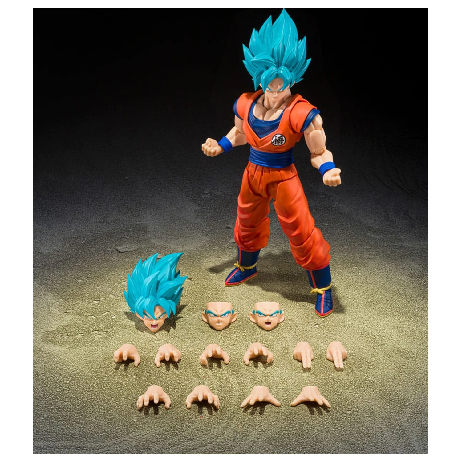 Dragon Ball Super S.H.Figuarts Actionfigur Super Saiyan God Super Son Guko (Blue power transcending Limits) 15 cm Produktfoto