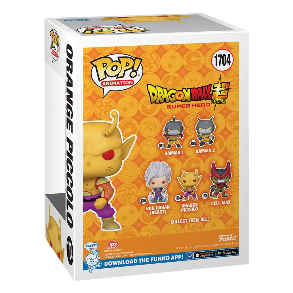 Dragon Ball Super: Super Hero Funko POP! Animation Vinyl Figur Orange Piccolo 9 cm termékfotó