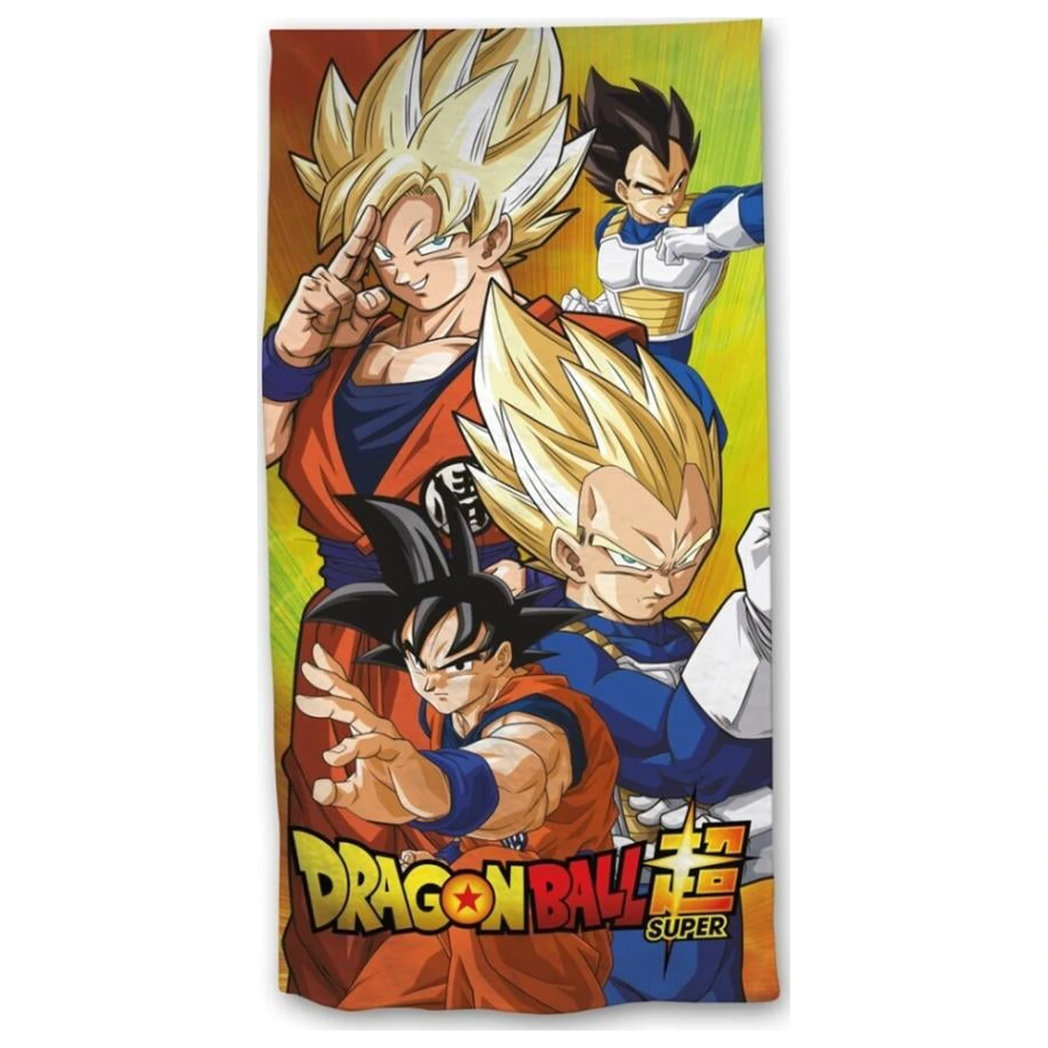Dragon Ball Super Super Saiyan Strandtuch Produktfoto