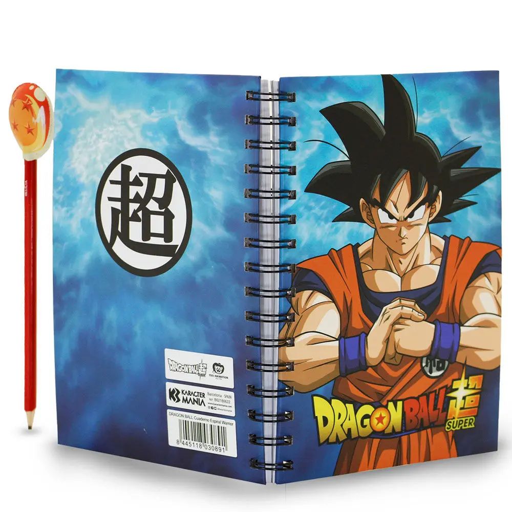 Dragon Ball Super Warrior set Notizbuch + Bleistift Produktfoto
